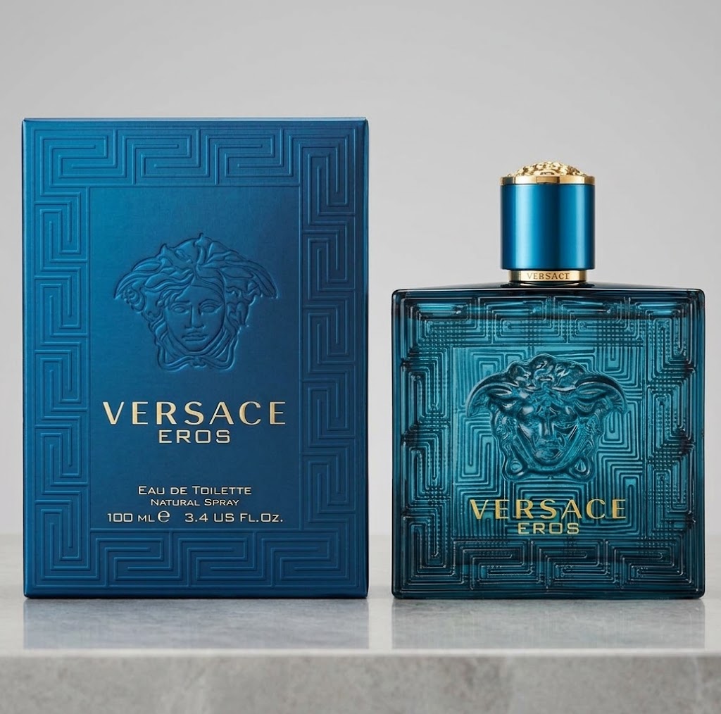 Versace Eros Eau de Toilette 100ml | Men’s Luxury Fragrance | Natural Spray | 3.4 US FL. OZ.