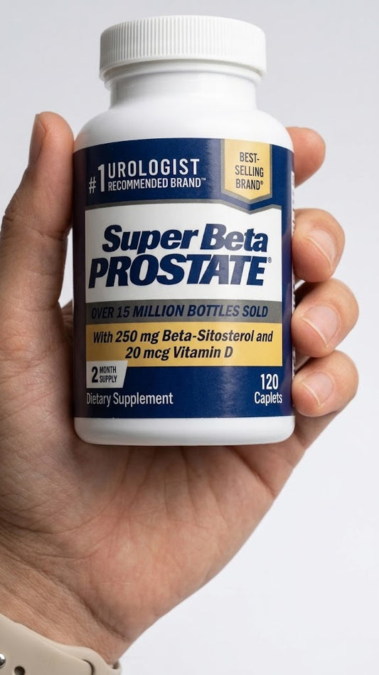 Super Beta Prostate Dietary Supplement 120 Caplets – Beta-Sitosterol & Vitamin D