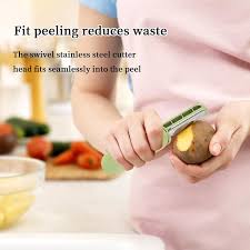 Foldable Stainless Steel Vegetable Peeler – Portable Fruit & Potato Slicer