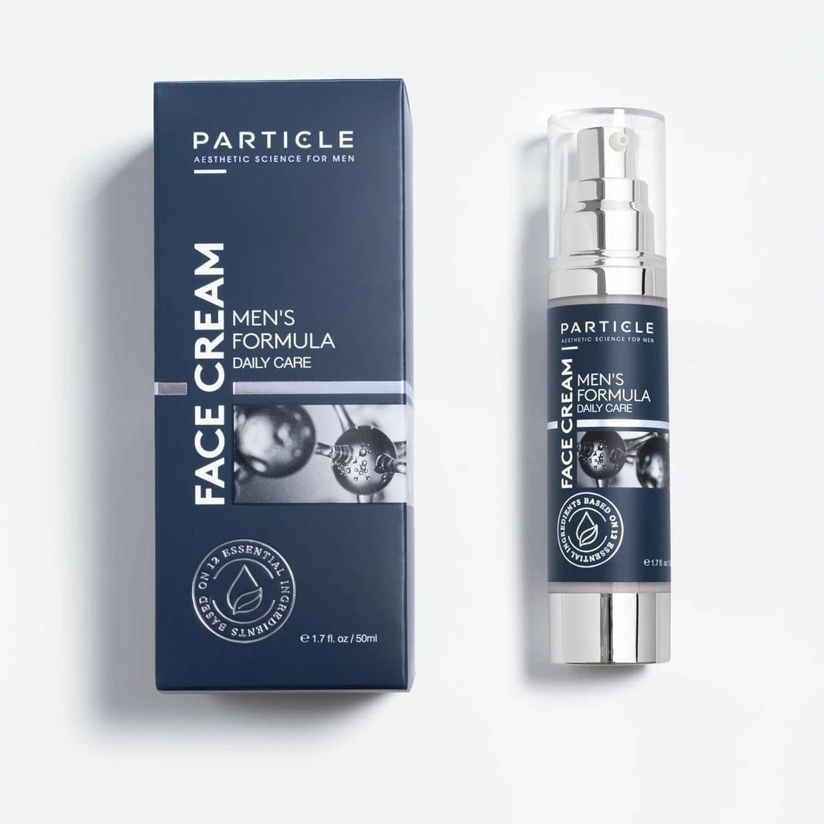 Particle Men's Face Cream Daily Care Formula 50ml / 1.7 oz – Aesthetic Science for Men