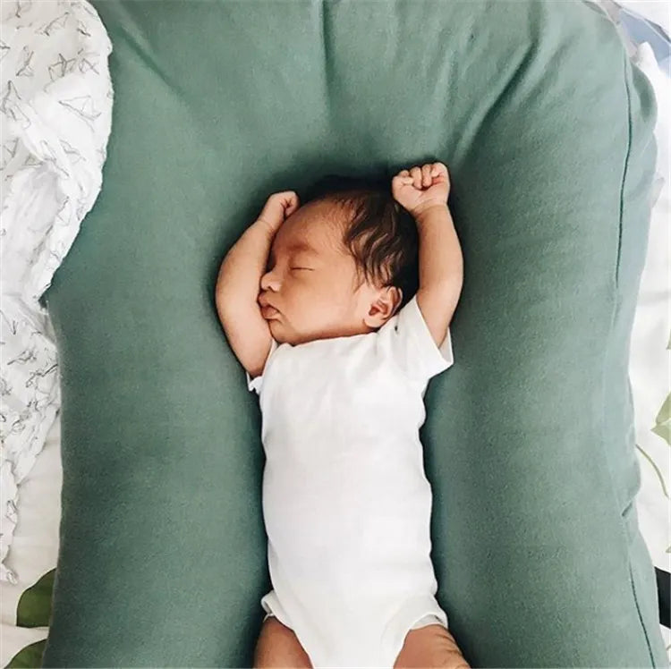 Baby Nest Bed Crib Newborn Baby Nest Cot Cribs Infant Portable Cotton Crib Travel Cradle Cushion