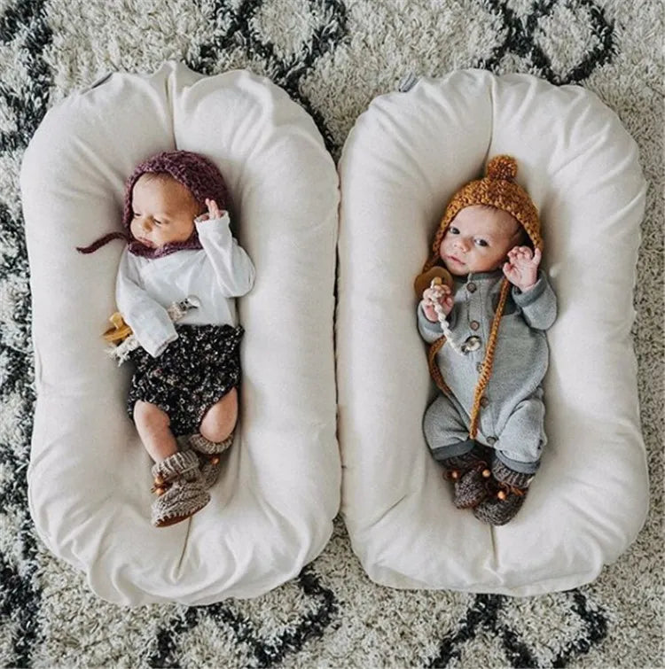 Baby Nest Bed Crib Newborn Baby Nest Cot Cribs Infant Portable Cotton Crib Travel Cradle Cushion