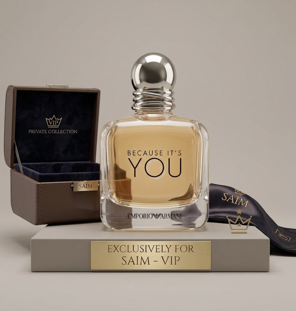 Emporio Armani Because It’s You Eau de Parfum for Women 3.4 oz / 100 ml – Luxury Long-Lasting Fragrance Spray