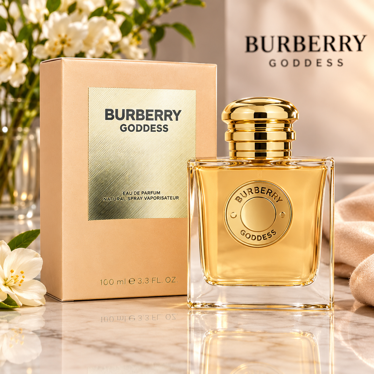 Burberry Goddess Eau de Parfum for Women 100ml / 3.3oz New Sealed