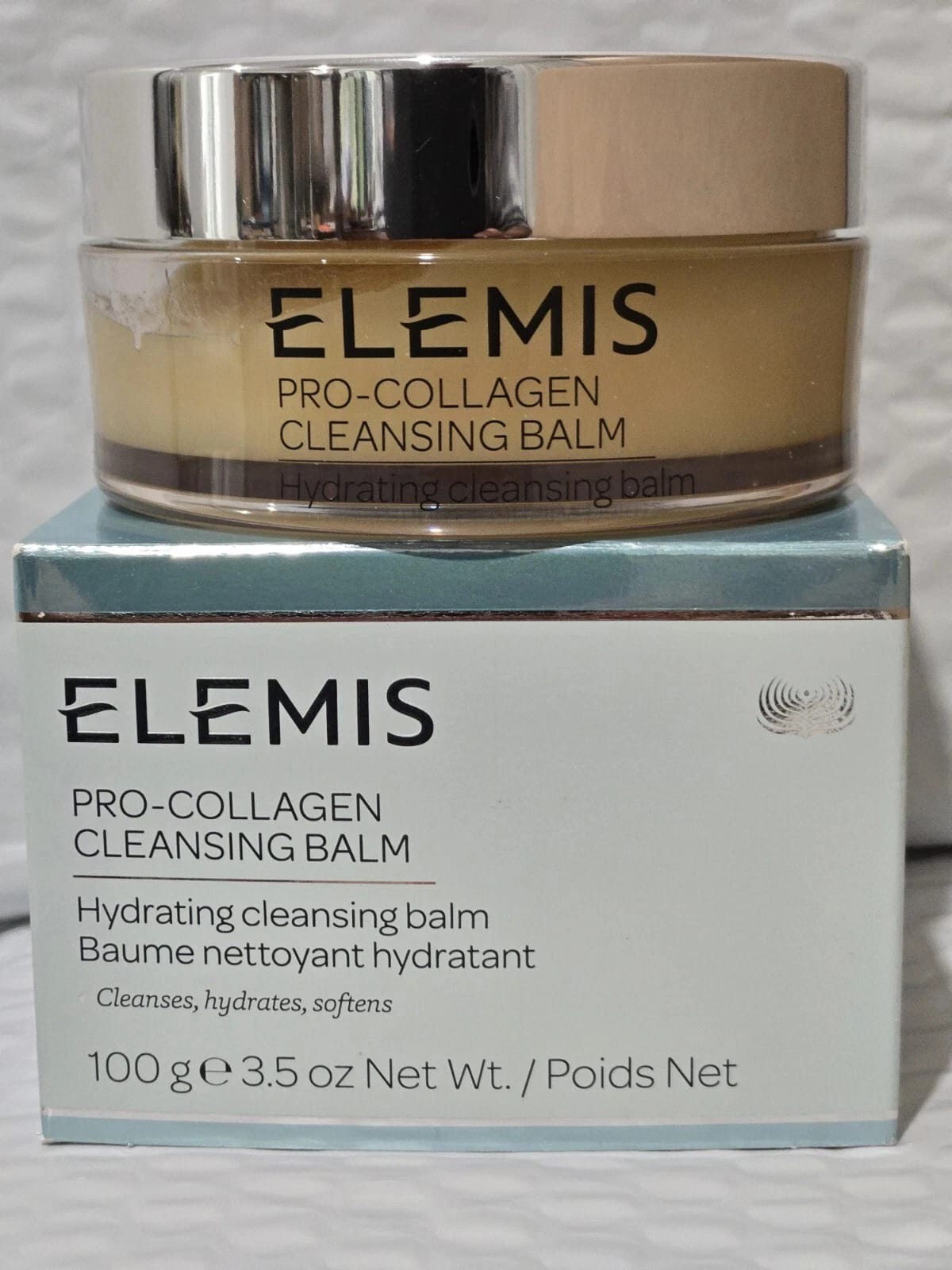 ELEMIS Pro-Collagen Cleansing Balm 100g / 3.5 oz Hydrating Facial Cleanser – New