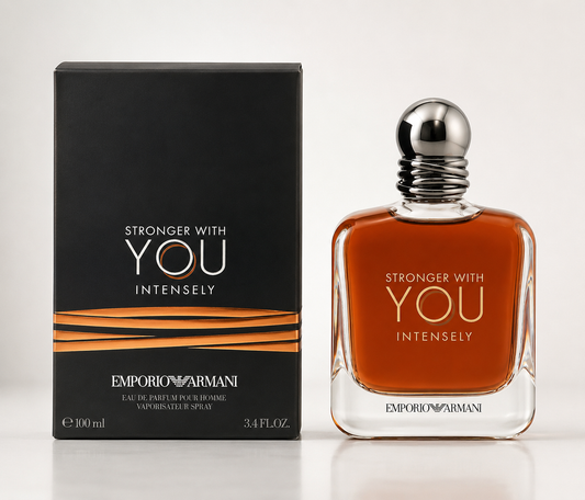 Emporio Armani Stronger With You Intensely Eau de Parfum 100ml / 3.4oz – Premium Men’s Luxury Fragrance