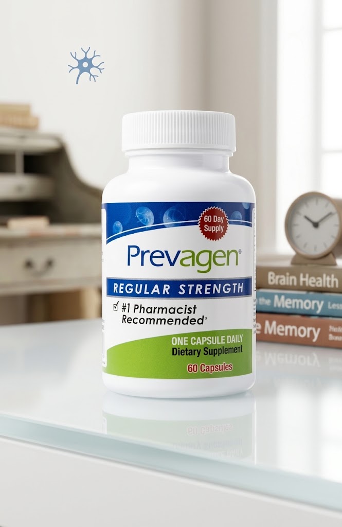 Prevagen Regular Strength 60 Capsules – 10mg Apoaequorin Brain Health Dietary Supplement