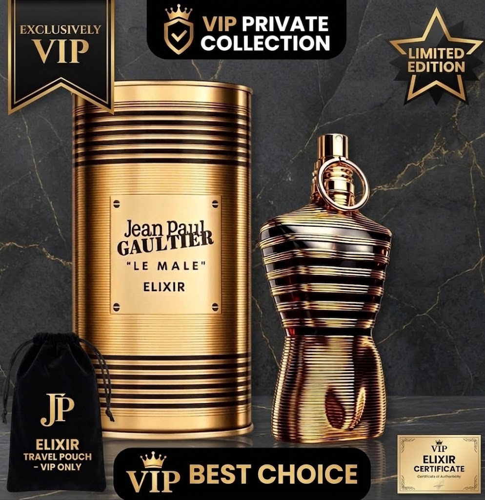 Jean Paul Gaultier Le Male Elixir Parfum Spray for Men – Premium Long-Lasting Fragrance, Luxury Scent