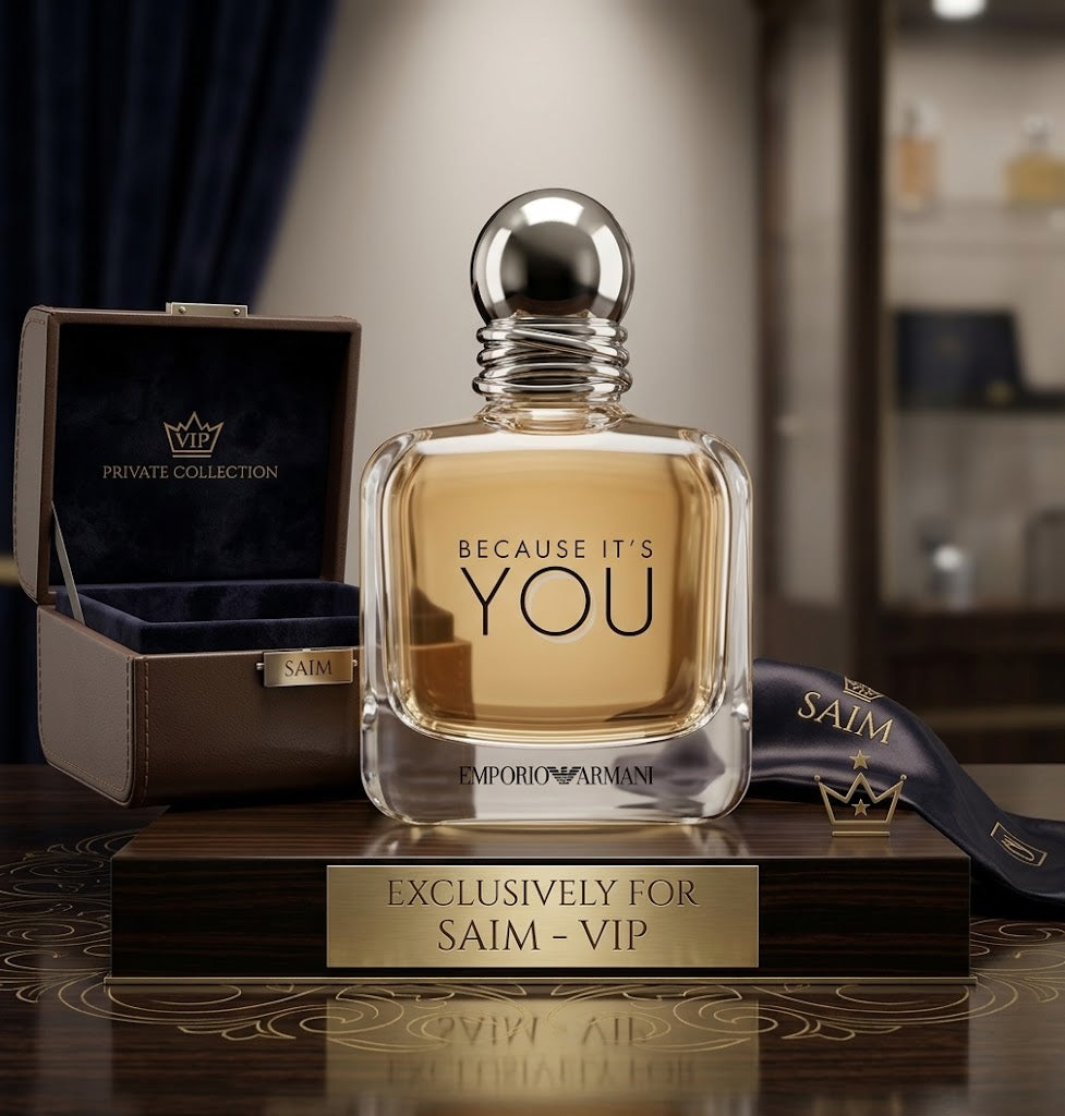 Emporio Armani Because It’s You Eau de Parfum for Women 3.4 oz / 100 ml – Luxury Long-Lasting Fragrance Spray