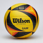Wilson AVP OPTX Official Beach Volleyball Game Ball Yellow Black Red – Outdoor Match Ball