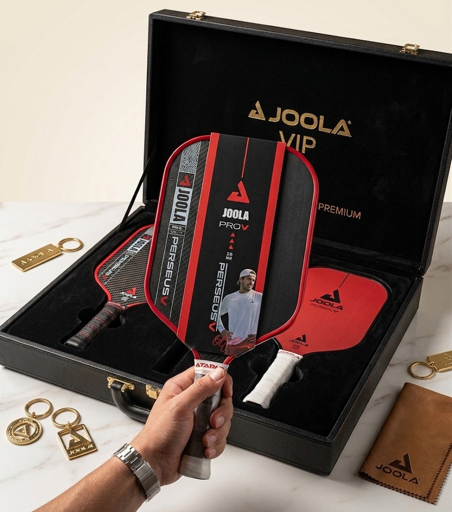JOOLA Perseus V Pickleball Paddle 16mm Graphite Face with Protective Case