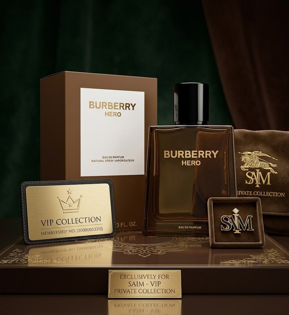 Burberry Hero Eau de Parfum for Men 3.3 oz / 100 ml Natural Spray – Premium Long-Lasting Luxury Fragrance
