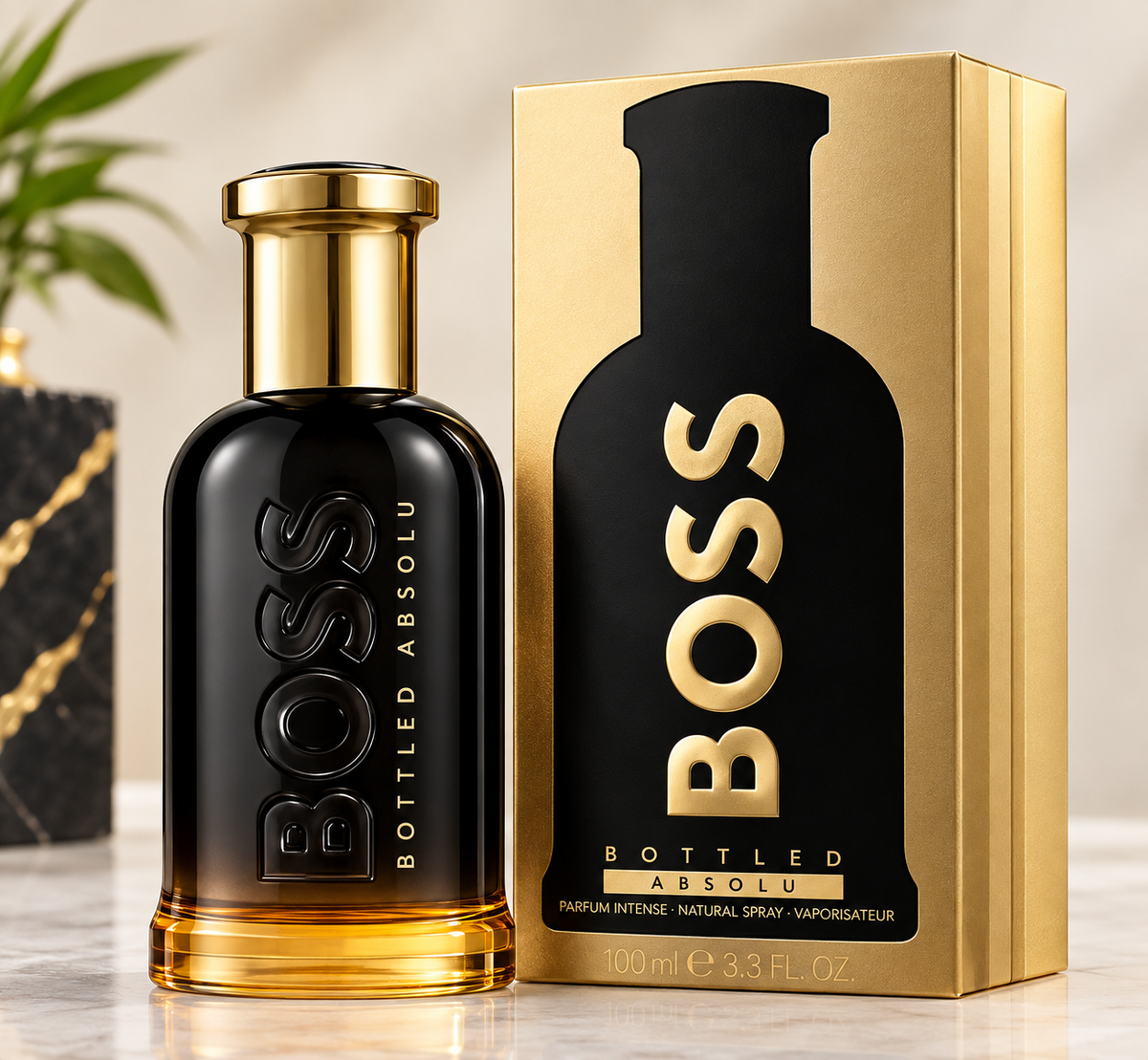 BOSS Bottled Absolu Parfum Intense for Men 100ml / 3.3 oz New Sealed