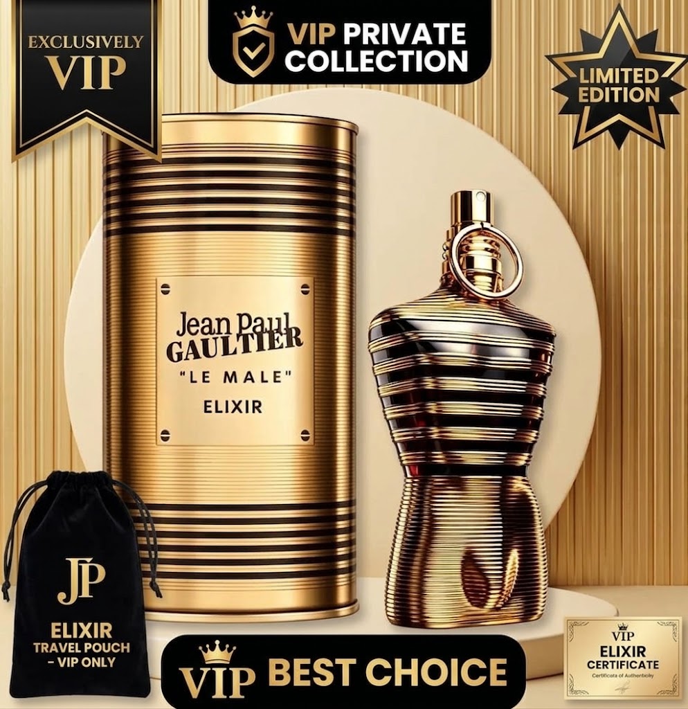 Jean Paul Gaultier Le Male Elixir Parfum Spray for Men – Premium Long-Lasting Fragrance, Luxury Scent