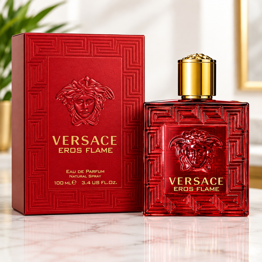 Versace Eros Flame Eau de Parfum Spray 100ml 3.4 oz for Men New & Sealed