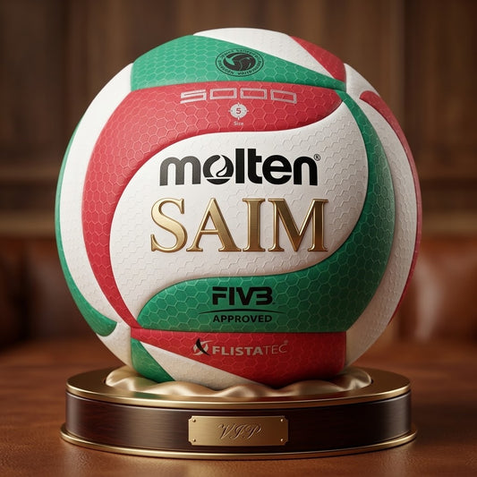 Molten V5M5000 FIVB Approved Volleyball Official Match Game Ball Green Red White