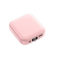 Portable Mini Beauty Mirror Power Bank with Cable