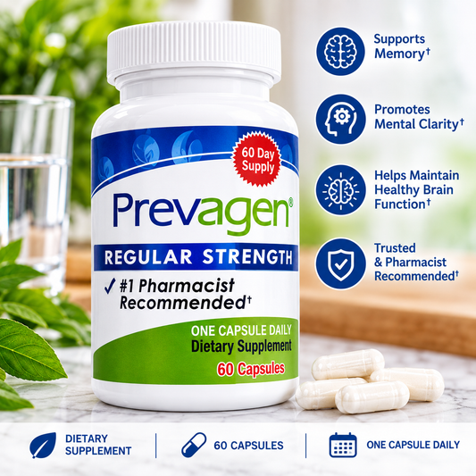 Prevagen Regular Strength Dietary Supplement 60 Capsules – 60 Day Supply