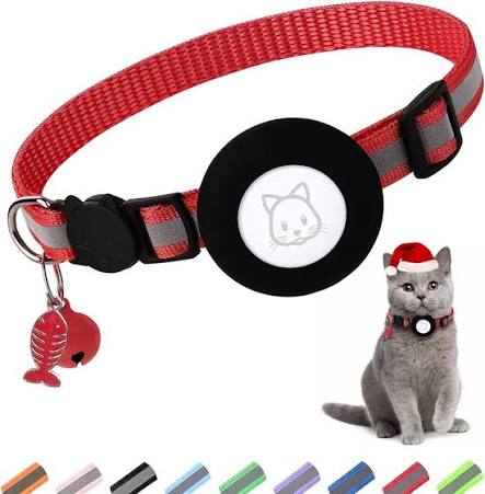 Reflective AirTag Dog Collar