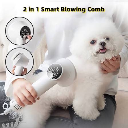 Smart Pet Grooming Dryer Brush