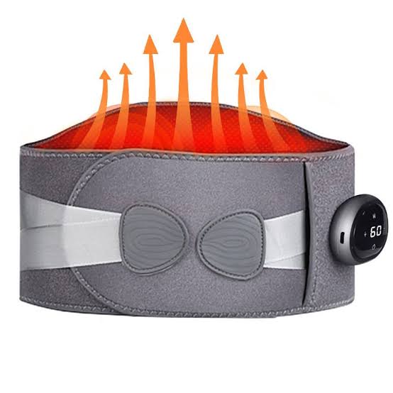 Back Heating Support Belt Heated Waist Brace With Adjustable Temperature Warm Back Belt Abdomen Warmer Lumbar Support Pad