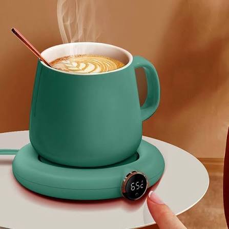 USB Cup Warmer Pad – 3-Temperature LED Mug Heater
