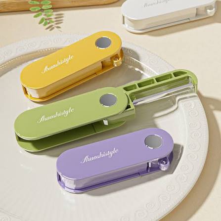 Foldable Stainless Steel Vegetable Peeler – Portable Fruit & Potato Slicer