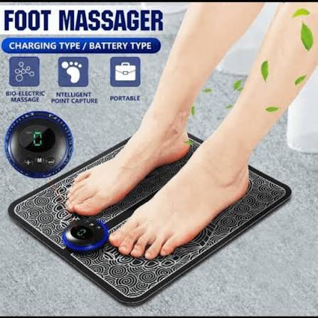 EMS Foot Massager Mat – TENS Electric Acupuncture Pad for Pain Relief & Circulation