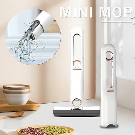 Portable Self-Squeeze Mini Mop – Hands-Free Multifunction Cleaner
