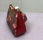 COACH Teri Shoulder Signature Canvas Cherry Print CY694 Outlet New