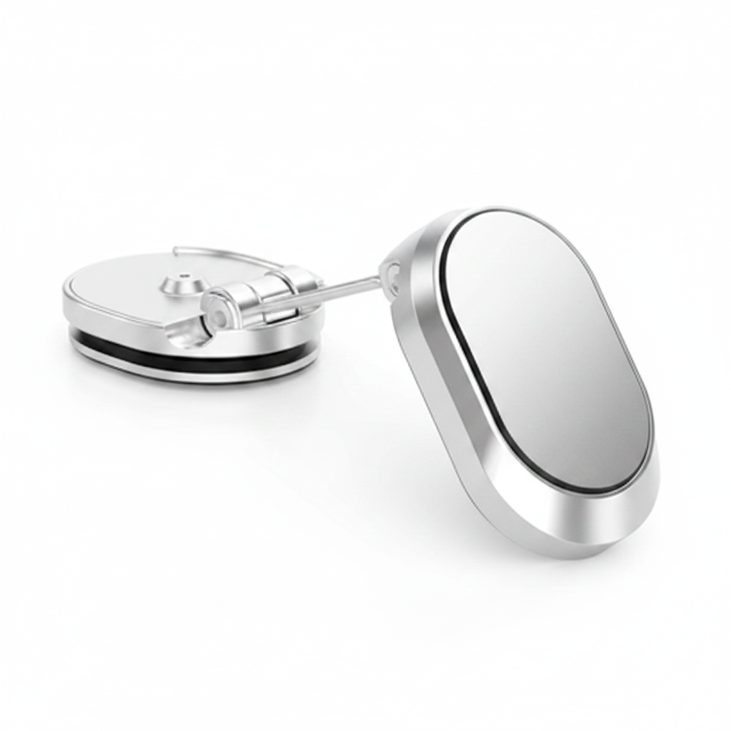 Silver Compact Magnetic Holder